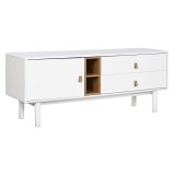mbler Home ESPRIT Hvid Natur polypropylen Tr MDF 140 x 40 x 55 cm #1
