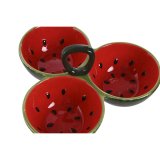 Snackskl Home ESPRIT Rd Grn Stentj Vandmelon 23 x 22 x 10,5 cm #4
