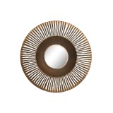 Vgspejl Home ESPRIT Kobber 70 x 8,5 x 70 cm #1