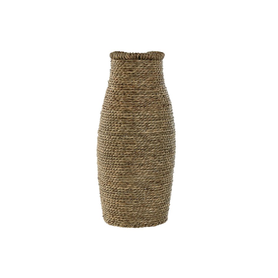Vase Home ESPRIT Natur Tropisk 16 x 16 x 40 cm #1