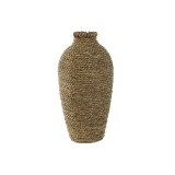 Vase Home ESPRIT Natur Tropisk 15 x 15 x 32 cm #1