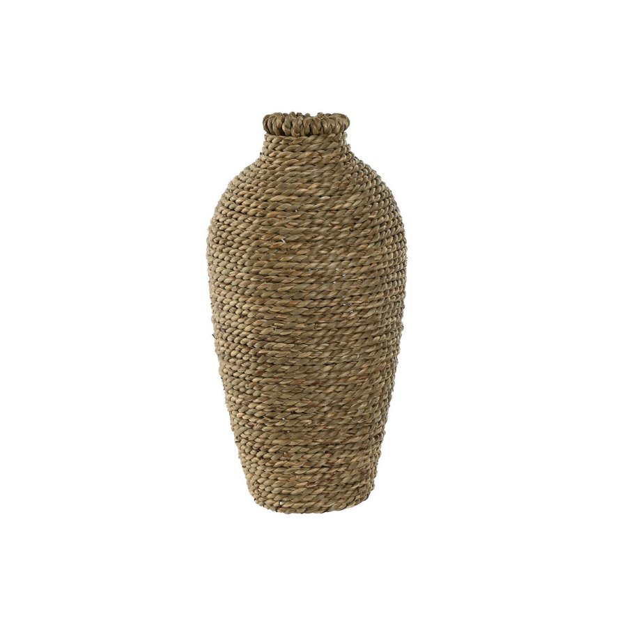 Vase Home ESPRIT Natur Tropisk 15 x 15 x 32 cm #1