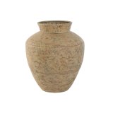 Vase Home ESPRIT Beige Metal 33 x 33 x 37 cm #1
