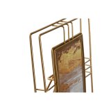 Fotoramme Home ESPRIT Gylden Metal Krystal 17,5 x 2,5 x 22,5 cm (12 enheder) #5