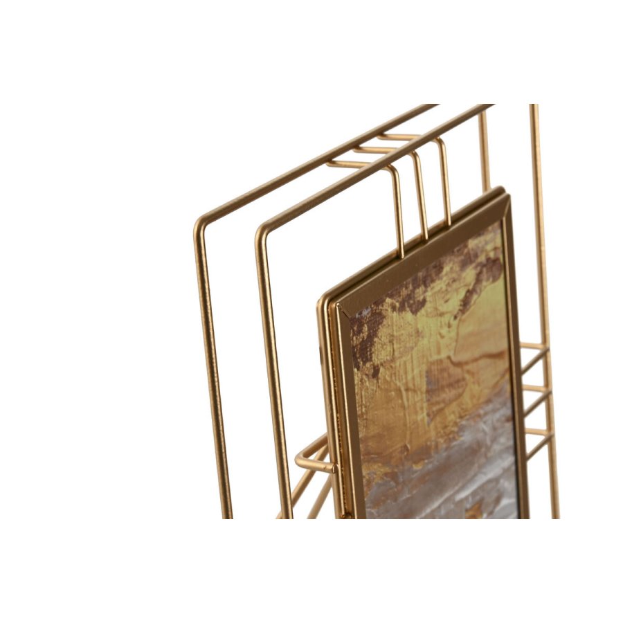Fotoramme Home ESPRIT Gylden Metal Krystal 18,5 x 2,5 x 23,5 cm (12 enheder) #5