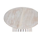 Lille serveringsbord Home ESPRIT Hvid Cedertr 40 x 40 x 60 cm #4