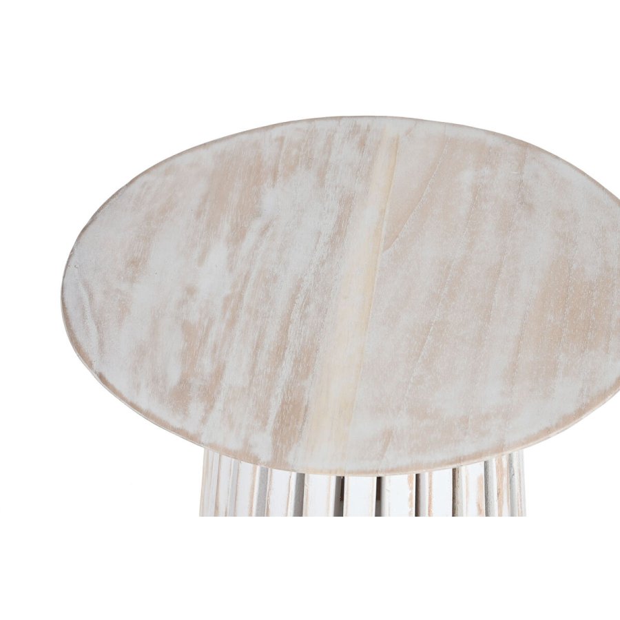 Lille serveringsbord Home ESPRIT Hvid Cedertr 40 x 40 x 60 cm #4