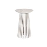 Lille serveringsbord Home ESPRIT Hvid Cedertr 40 x 40 x 60 cm #1