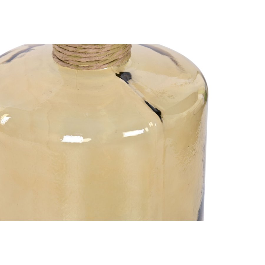 Vase Home ESPRIT Gul Tov Hrdet glas 25 x 25 x 75 cm #3