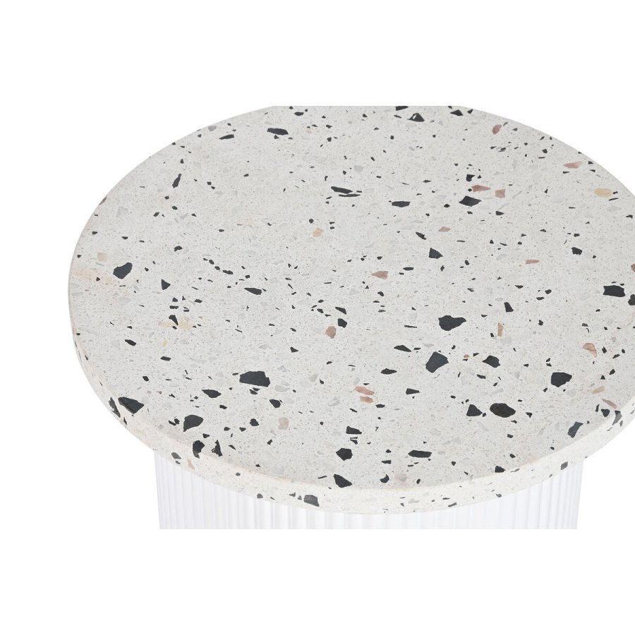 Sofabord Home ESPRIT Hvid Tr MDF Terrasser 40 x 40 x 37,5 cm #2