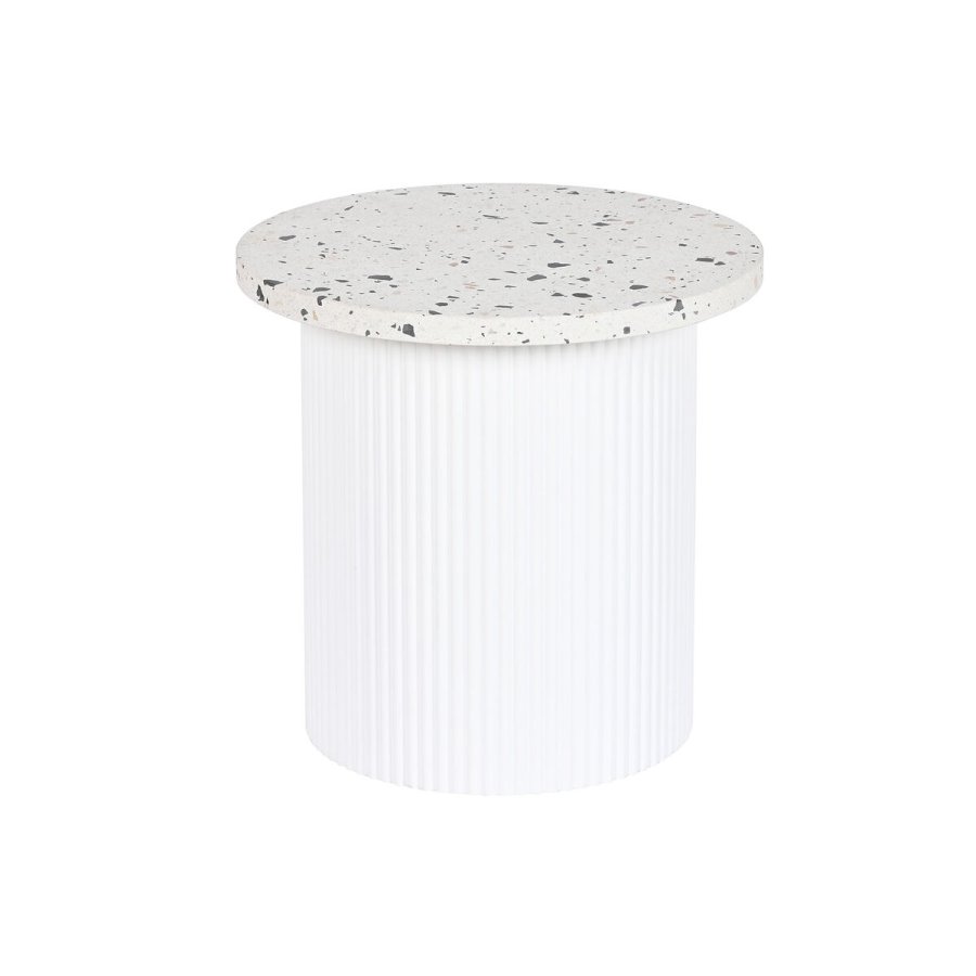 Sofabord Home ESPRIT Hvid Tr MDF Terrasser 40 x 40 x 37,5 cm #1