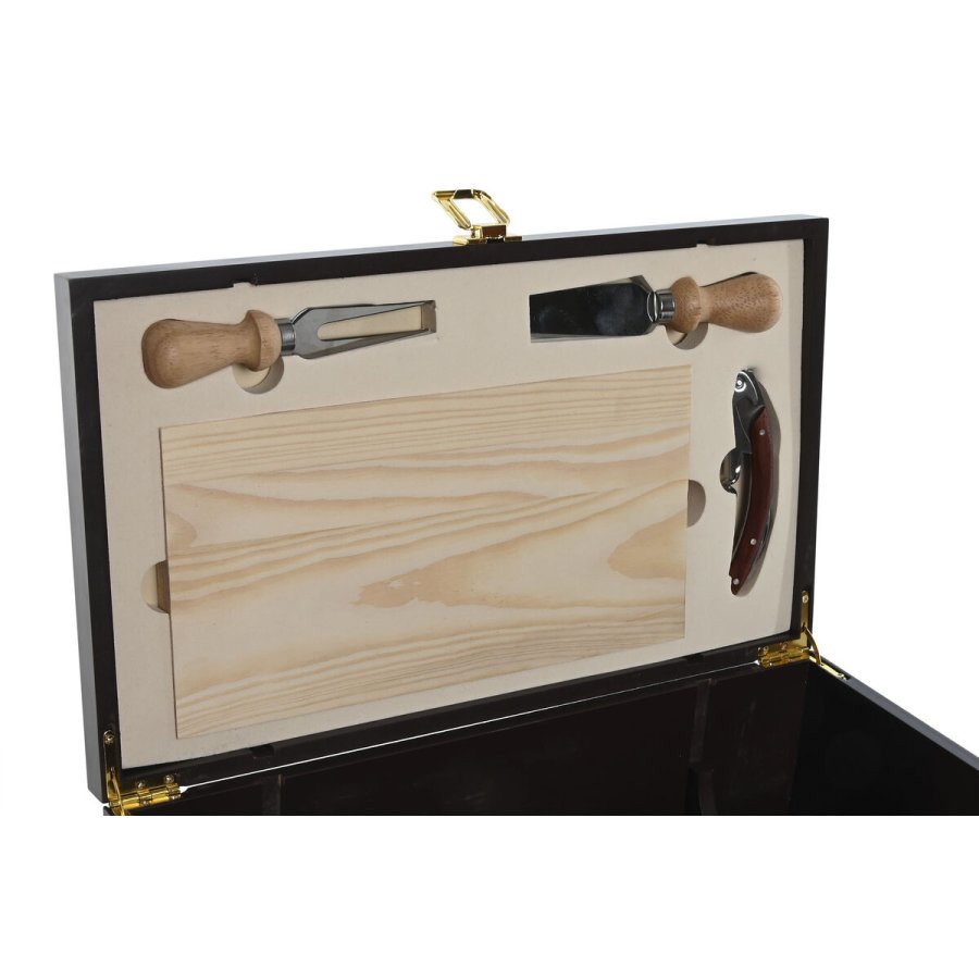 St med Vintilbehr Home ESPRIT Mrkebrun Tr MDF 36 x 21 x 12 cm #4