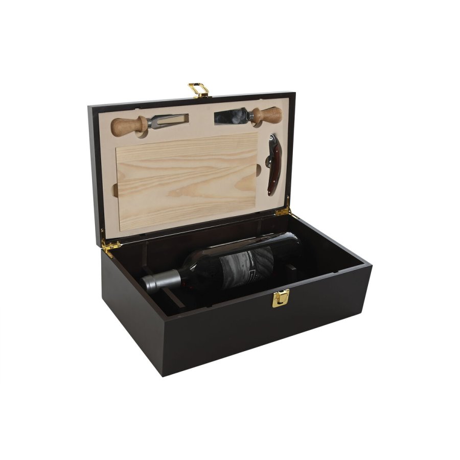 St med Vintilbehr Home ESPRIT Mrkebrun Tr MDF 36 x 21 x 12 cm #1