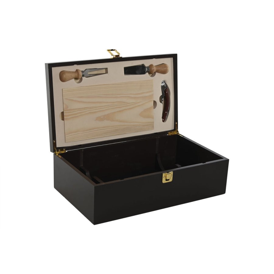 St med Vintilbehr Home ESPRIT Mrkebrun Tr MDF 36 x 21 x 12 cm #13