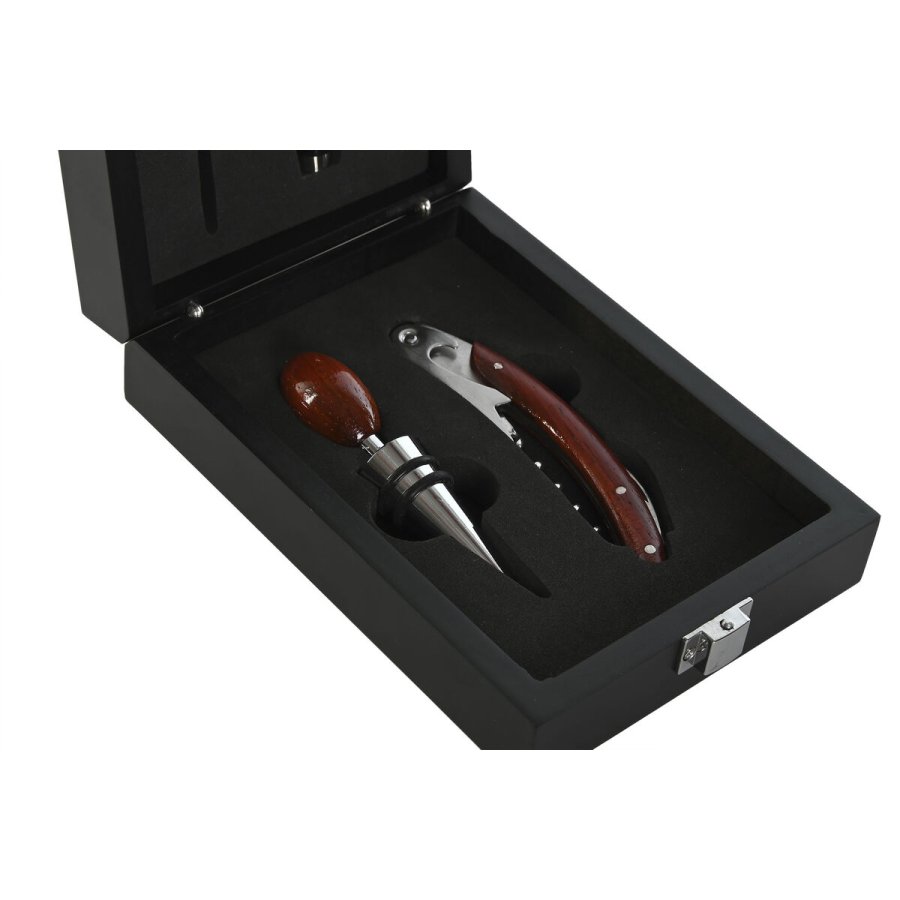 St med Vintilbehr Home ESPRIT Sort Tr MDF 12 x 17 x 6 cm #4