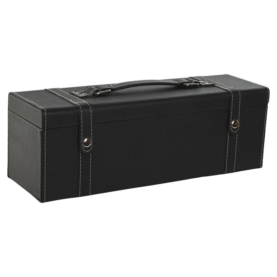 St med Vintilbehr Home ESPRIT Sort Gr Lder 36 x 11 x 12 cm #10