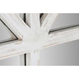 Vgspejl Home ESPRIT Hvid Gran Spejl Neoklassisk Vindue 150 x 3,5 x 186 cm #9