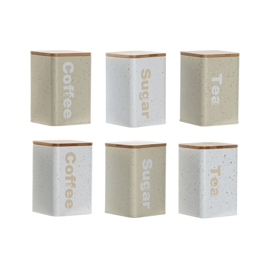 Blik Home ESPRIT Beige Gr (2 enheder) (6 enheder) #1