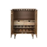 Flaskereol Home ESPRIT Hvid Mangotr 84 x 41 x 108 cm #7