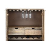 Flaskereol Home ESPRIT Hvid Mangotr 84 x 41 x 108 cm #10