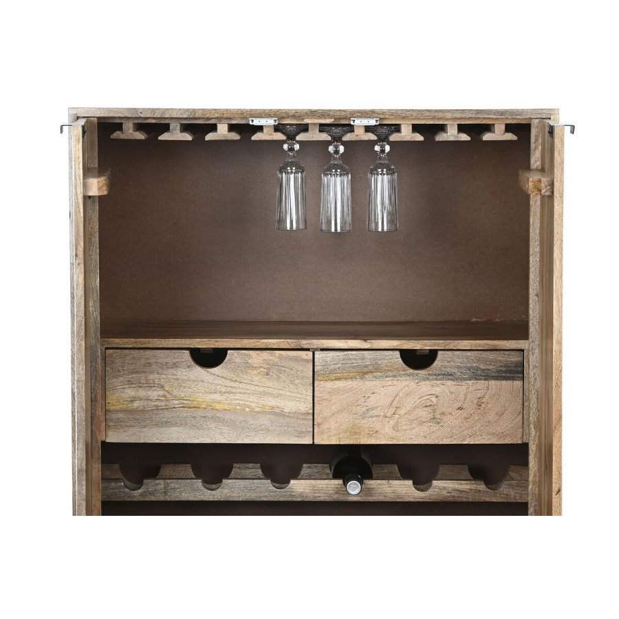 Flaskereol Home ESPRIT Hvid Mangotr 84 x 41 x 108 cm #10