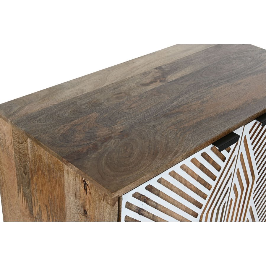 Flaskereol Home ESPRIT Hvid Mangotr 84 x 41 x 108 cm #16