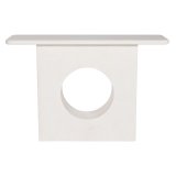 Konsol Home ESPRIT Gul Hvid Gran Tr� MDF 120 x 40 x 80 cm #5