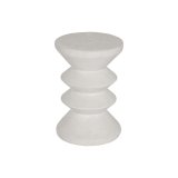 Lille serveringsbord Home ESPRIT Hvid Harpiks 31 x 31 x 45 cm #1