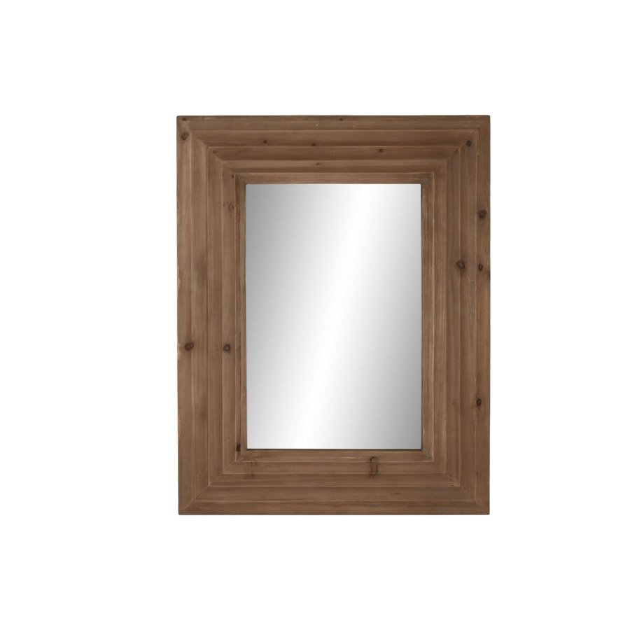Vgspejl Home ESPRIT Brun Natur Moderne 104 x 9 x 135 cm #1