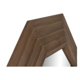 Vgspejl Home ESPRIT Brun Natur Moderne 119 x 9 x 119 cm #5