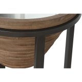 Sofabord Home ESPRIT Sort Natur Krystal Gran 46 x 46 x 55,5 cm #4