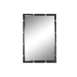 Vgspejl Home ESPRIT Sort Gylden 64,5 x 5 x 96,5 cm #1