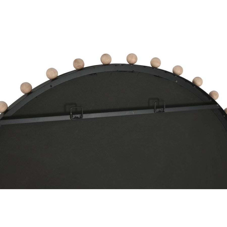 Vgspejl Home ESPRIT Sort Natur Moderne Bolde 113 x 4,5 x 113 cm #2