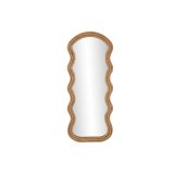 Vgspejl Home ESPRIT Natur Krystal Spanskrr Urban 49 x 2,5 x 118 cm #1