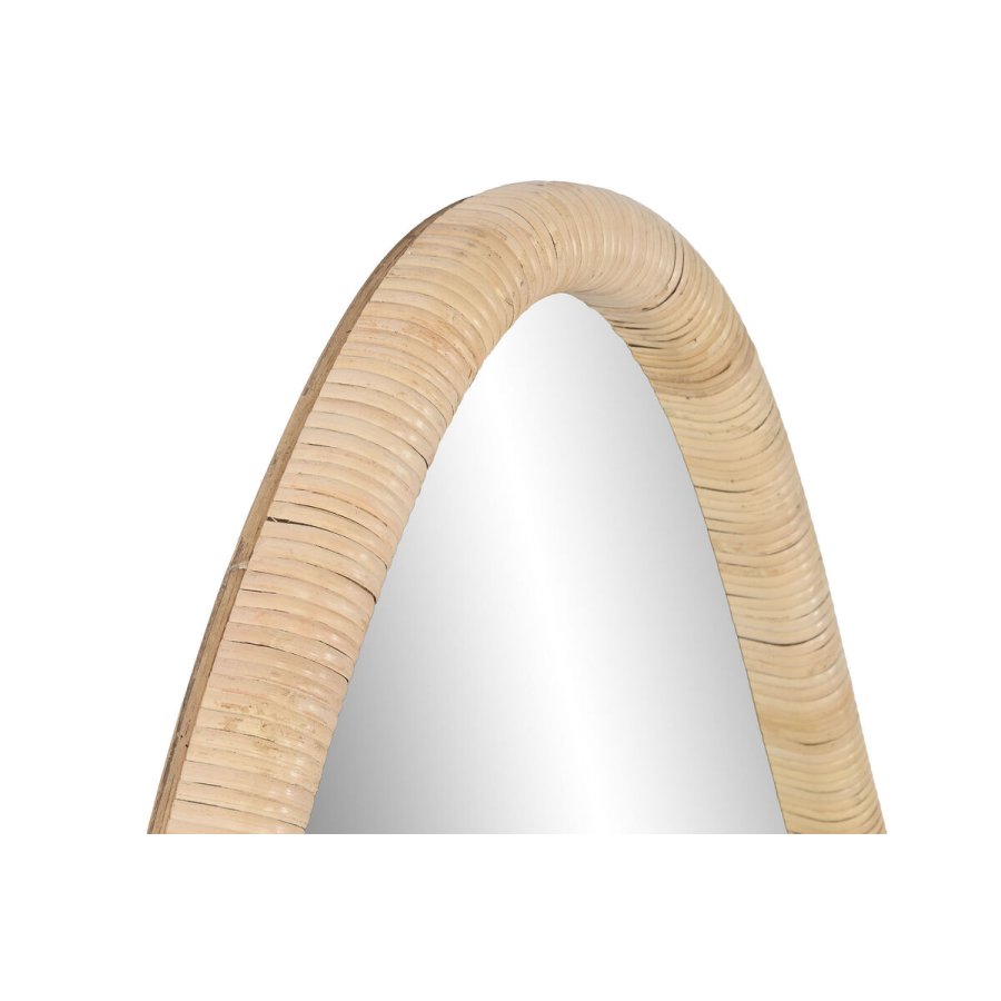 Vgspejl Home ESPRIT Natur Krystal Spanskrr Scandi 53 x 4 x 125 cm #2