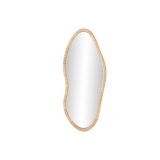 Vgspejl Home ESPRIT Natur Krystal Spanskrr Scandi 53 x 4 x 125 cm #1