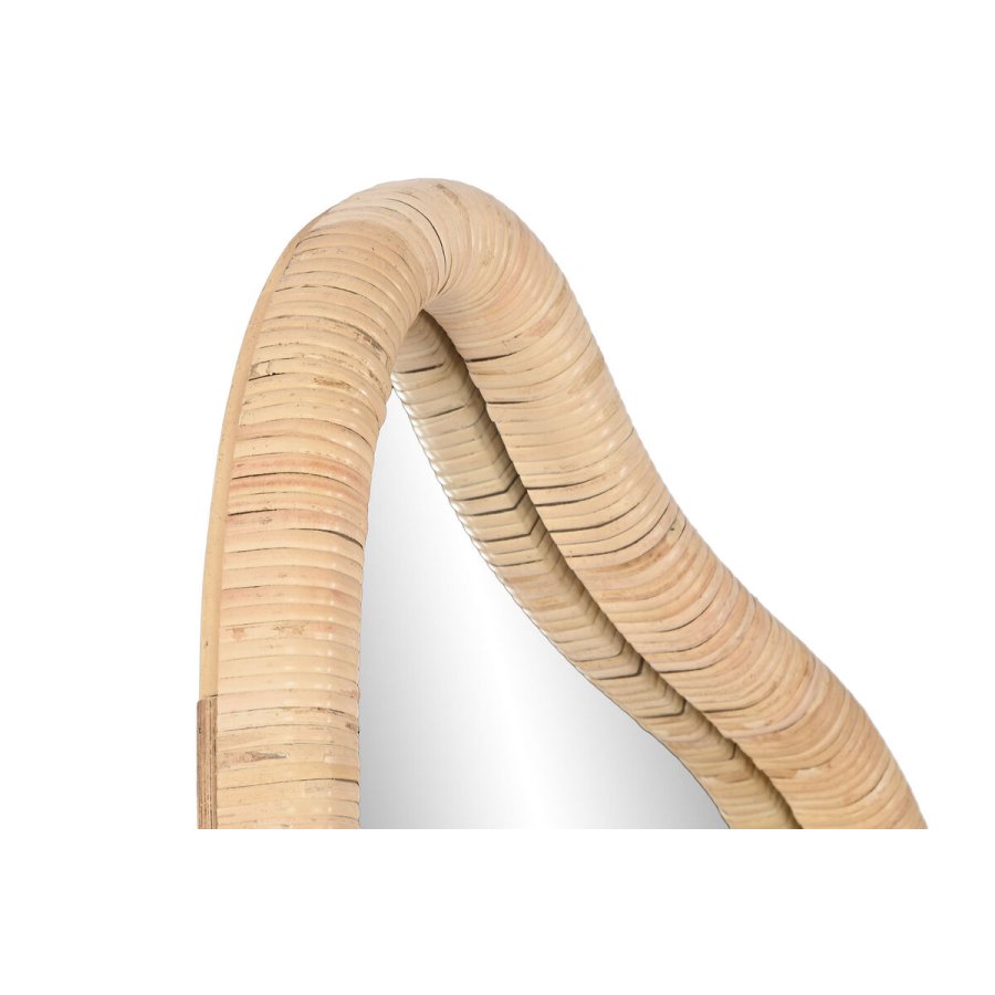 Vgspejl Home ESPRIT Natur Krystal Spanskrr Scandi 52,5 x 4 x 150 cm #2