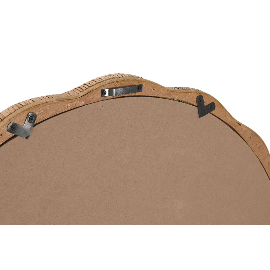 Vgspejl Home ESPRIT Natur Scandi 80 x 4,5 x 80 cm #3
