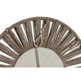 St med Spejle Home ESPRIT Natur Tropisk 20 x 1 x 20 cm (3 Dele) #9