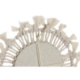 St med Spejle Home ESPRIT Hvid Boho 20 x 1 x 20 cm (3 Dele) #9