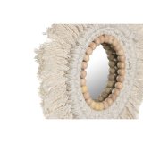 St med Spejle Home ESPRIT Hvid Boho 20 x 1 x 20 cm (3 Dele) #5