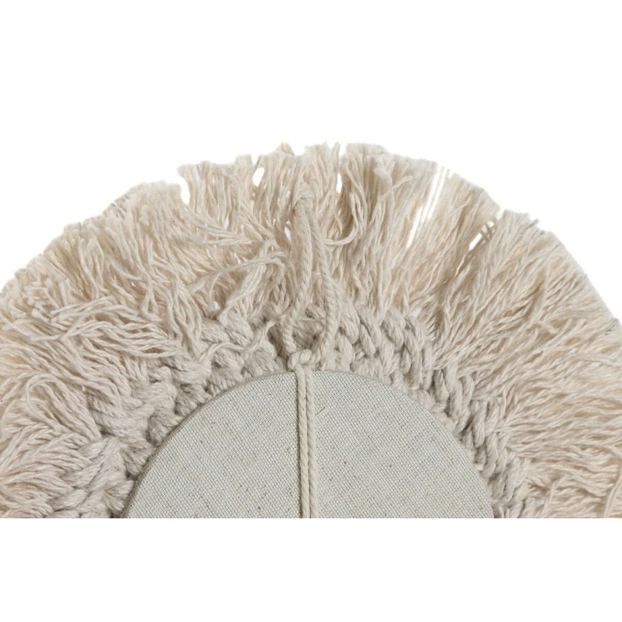 St med Spejle Home ESPRIT Hvid Boho 20 x 1 x 20 cm (3 Dele) #9