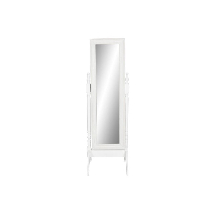 Pkldningsspejl Home ESPRIT Hvid 50 x 50 x 157 cm #1