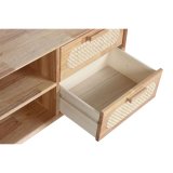 mbler Home ESPRIT Natur Metal Gummitr 120 x 30 x 48 cm #2