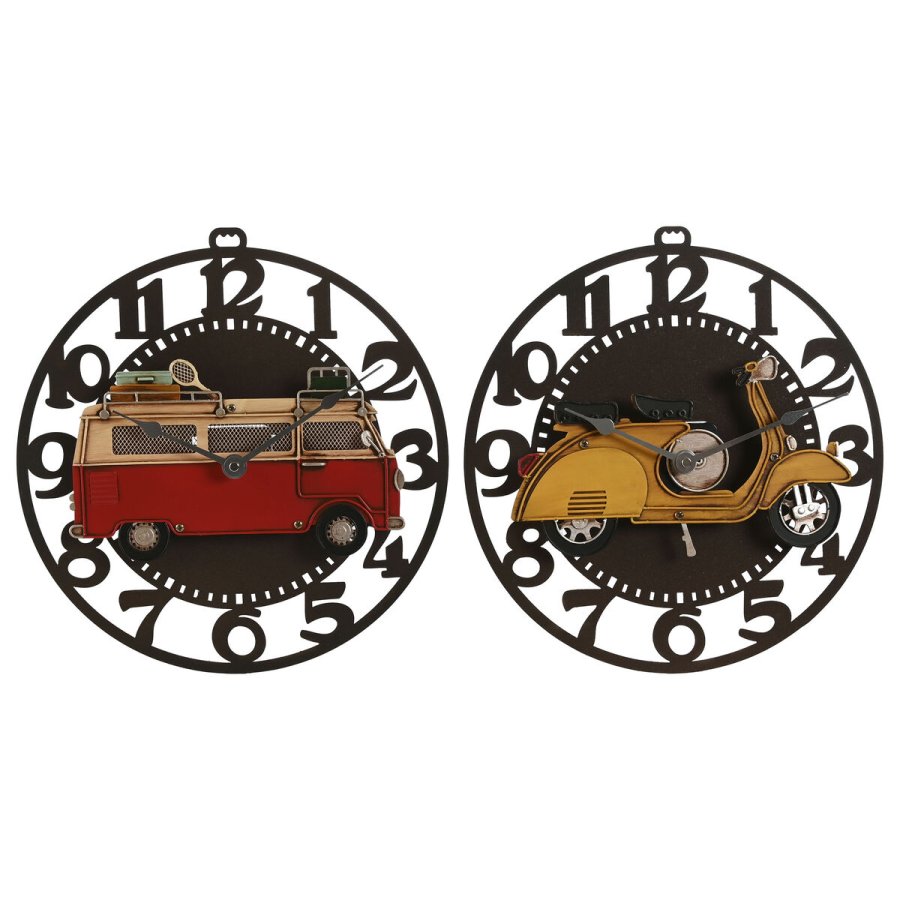 Vgur Home ESPRIT Gul Rd Metal Vintage 34 x 33,5 x 32,5 cm (2 enheder) #1