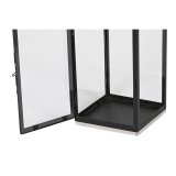 Laantarn Home ESPRIT Sort Slvfarvet Krystal Stl 18 x 18 x 41 cm (2 Dele) #3