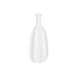 Vase Home ESPRIT Hvid Glasfiber 30 x 30 x 80 cm #1