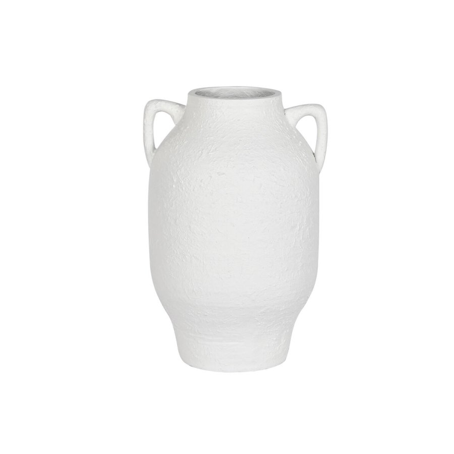 Vase Home ESPRIT Hvid Glasfiber 41 x 39 x 60 cm #1