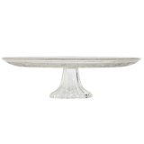 Flad Plade Home ESPRIT Gennemsigtig Gylden Krystal 33 x 33 x 9,4 cm #7