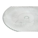 Flad Plade Home ESPRIT Gennemsigtig Krystal 26 x 26 x 8 cm #4